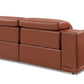 Genuine Italian Leather Power Reclining Sofa