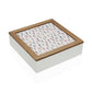 Jewelry box Versa BLUME MDF Wood 24 x 7 x 24 cm-0
