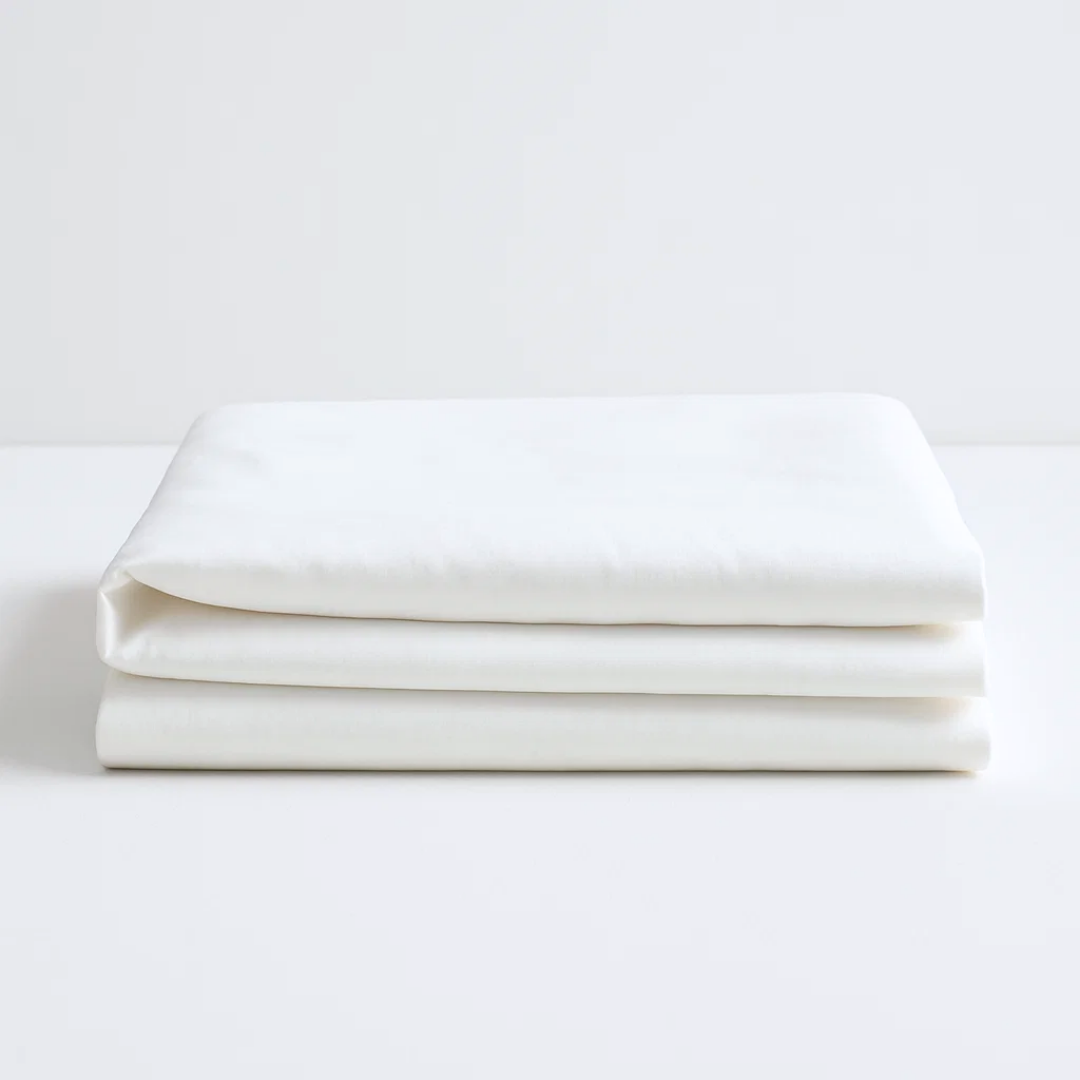 Cool & Comfy Silk Flat Sheet (Eucalyptus)-0