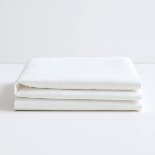 Cool & Comfy Silk Flat Sheet (Eucalyptus)-0