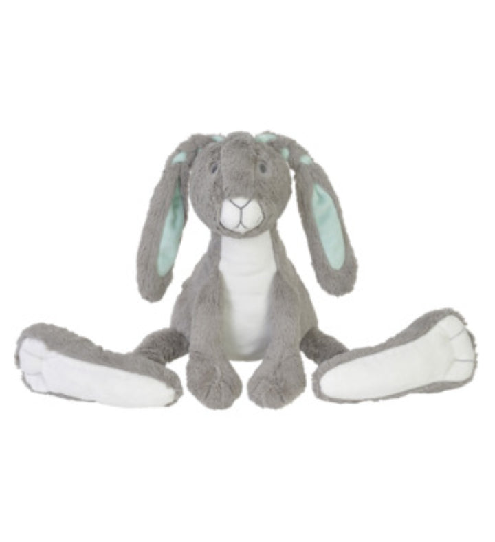 Grey Rabbit Twine no. 3 Plush Animal by Happy Horse-0