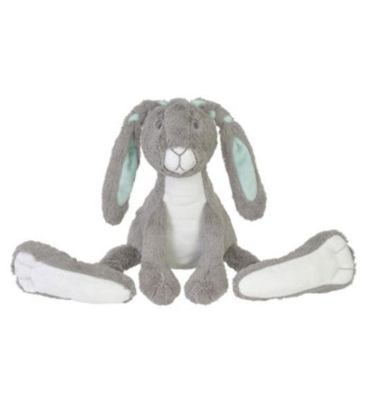 Grey Rabbit Twine no. 3 Plush Animal by Happy Horse-0