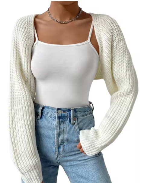 Women’s Cropped Cardigan Sweater