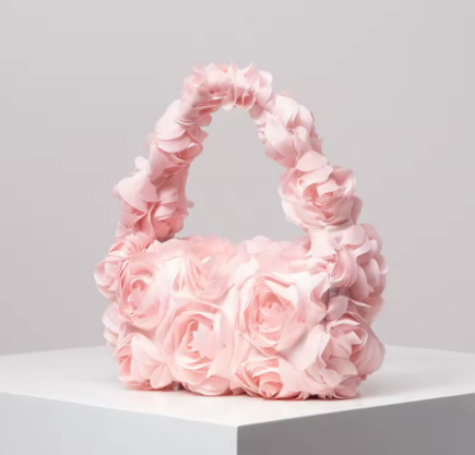 Elegant rose handbag