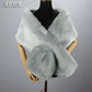Winter Faux Fur Shawl Large Fluffy Scarf Neck Warmer Women Furry Collar Wedding Bridal Formal Evening Party Shrug Accessories