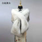 Winter Faux Fur Shawl Large Fluffy Scarf Neck Warmer Women Furry Collar Wedding Bridal Formal Evening Party Shrug Accessories