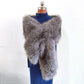 Winter Faux Fur Shawl Large Fluffy Scarf Neck Warmer Women Furry Collar Wedding Bridal Formal Evening Party Shrug Accessories