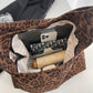 New Trendy Faux Suede Large Leopard Print Tote Bag for Women Versatile Handbag for Work And Shopping