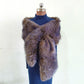 Winter Faux Fur Shawl Large Fluffy Scarf Neck Warmer Women Furry Collar Wedding Bridal Formal Evening Party Shrug Accessories