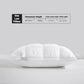 Comfortable Pillows for Sleeping 5-star Hotel Pillow Three-dimensional Soft Bilateral Washed Solid Color Pillow Sleeping Pillows