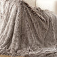 NNEDSZ Double Sided Faux Fur Shaggy Throw Blanket - Chestnut-3