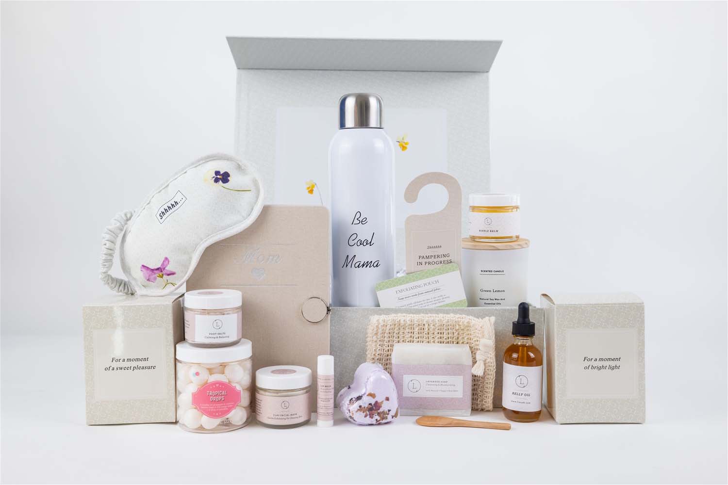 New Mom Gift, Pampering Natural Skincare gift for New Mom-0