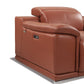 Genuine Italian Leather Power Reclining Sofa