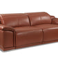 Genuine Italian Leather Power Reclining Sofa