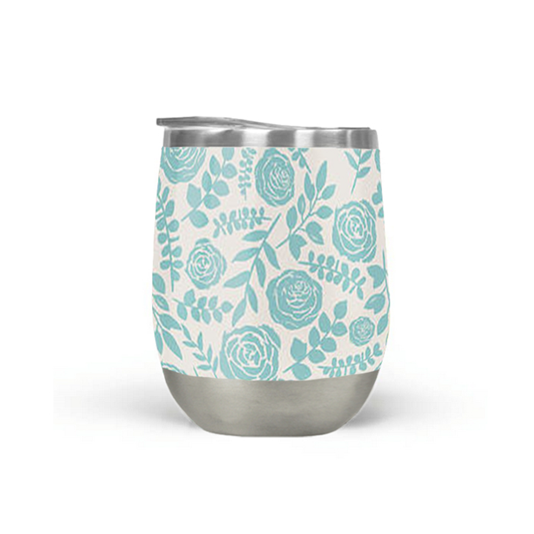 Summertime wine tumbler