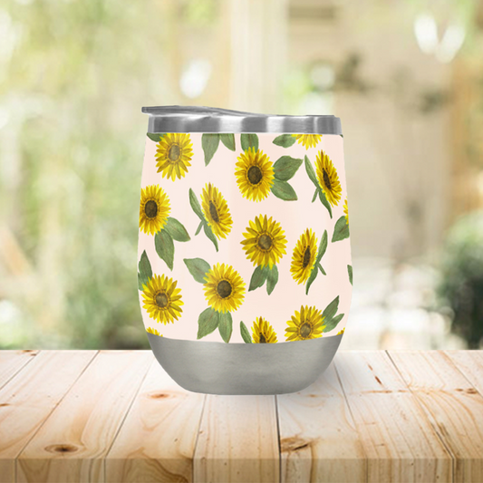 Summertime wine tumbler