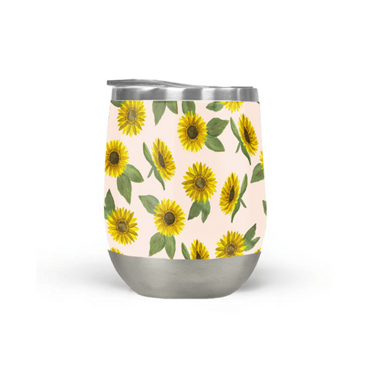 Summertime wine tumbler